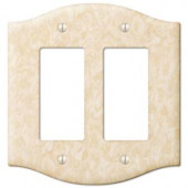 CreativeAccents Steel 2 Decora Wall Plate - Honey - 9VHN127