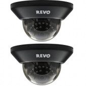 Revo Wired 700 TVL Indoor Dome Surveillance Camera with BNC Conversion Kit (2-Pack) - RCDS30-3BNDL2N