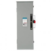 Siemens Double Throw 100 Amp 240-Volt 3-Pole Outdoor Fusible Safety Switch - DTF323R