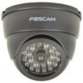 Foscam Wireless Indoor/Outdoor Dummy Camera with Red Blinking Light - Black - FD1140