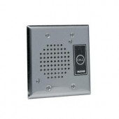 Valcom IP Talkback Door Phone/Intercom with Durable Flush Mount - Brushed Stainless Steel Plate - VC-VIP-172L-ST