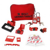 Brady Breaker Lockout Sampler Pouch with Safety Padlocks and Tags - 99296