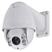 SPT Wired 650TVL IR PTZ Indoor/Outdoor CCD Dome Surveillance Camera with 10X Optical Zoom - 15-CD51WI-10C