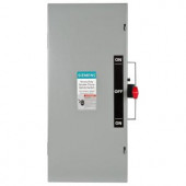 Siemens Double Throw 100 Amp 240-Volt 3-Pole Indoor Non-Fusible Safety Switch - DTNF323