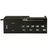 Woods Home Office 9-Outlet 3000-Joule Surge Protector with Phone/Fax/DSL and Sliding Safety Covers, 6 ft. Power Cord - Black - 0416518811