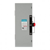 Siemens Double Throw 30 Amp 240-Volt 2-Pole Indoor Non-Fusible Safety Switch - DTNF221
