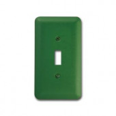 Amerelle Steel 1 Toggle Wall Plate - Forest Green - 935TFG