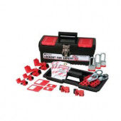Brady Personal Breaker Lockout Kit with 3 Keyed Alike Steel Padlocks - 105965