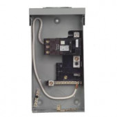 Siemens 125 Amp 4-Space 8-Circuit Main Lug Outdoor Spa Panel with 50 Amp GFCI - W0408L1125SPA50