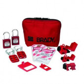 Brady Breaker Lockout Sampler Toolbox Kit with 2 Keyed-Alike Safety Padlocks - 105967