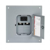 SquareD Homeline 100 Amp 8-Space 16-Circuit Indoor Main Plug-On Neutral Breaker Load Center with Cover - HOM816M100PC