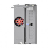SquareD 100 Amp 16-Space 24-Circuit Outdoor Surface Mount Main Breaker Combination Service Entrance Device - SC1624M100S
