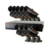 Revo Lite 8-Channel 500GB 960H DVR Surveillance System with (8) 700TVL Cameras - RL81B8GA-5G