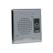 Valcom Flush Mount Doorplate Speaker with LED - Stainless - VC-V-1072B-ST