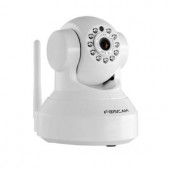 Foscam Plug and Play White Indoor Wireless IP Camera 1.0 Megapixel 720p H.264 Pan/Tilt - FI9816PW