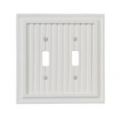 Amerelle Cottage 2 Toggle Wall Plate - White - 179TTW