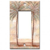 ArtPlates Palm Trees Oversize Rocker Wall Plate - OVR-379