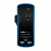 2-Outlet Travel Surge Protector/USB - ASTU2230
