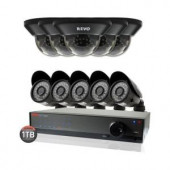 Revo Lite 8-Channel 1TB 960H DVR Surveillance System with 10 700TVL Cameras - RL161HD5GB5G-1T