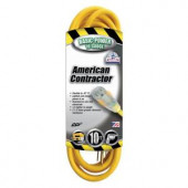 AmericanContractor 10 ft. 16/3 SJEOW Outdoor Extension Cord with Lighted End - 012940002