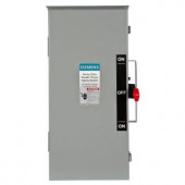 Siemens Double Throw 30 Amp 600-Volt 3-Pole Outdoor Non-Fusible Safety Switch - DTNF361R