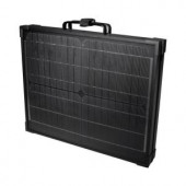 NaturePower 40-Watt Portable Monocrystalline Silicon Solar Panel for 12-Volt Charging in Briefcase Design - 55701