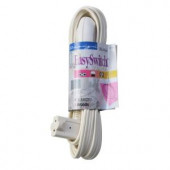 Woods 15 ft. 16/2 SPT-2 Indoor Cord with Remote On/Off Switch - White - 0359W