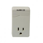 Woods Appliance 1-Outlet 900-Joule Surge Protector with Alarm - Gray - 0410008821