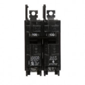 Siemens 100 Amp Double-Pole Type BQ 10 kA Lug-In/Lug-Out Circuit Breaker - BQ2B100