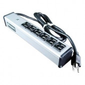 Wiremold 6 ft. 6-Outlet 15-Amp Compact Power Strip - UL206BC