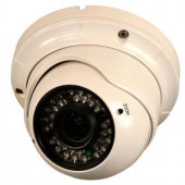 SecurityLabs Vari-Focal 2.8 to 12 mm Lens Metal Dome Camera with 800 Line 960H Imager, IR Cut Filter, 36 IR LED and Installation Kit - SLC-182