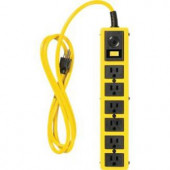 YELLOWJACKET 6 ft. 14/3 6-Outlet Metal Power Strip - 5139N