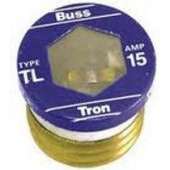 CooperBussmann TL Style Plug Fuse 15 Amp (4-Pack) - TL-15PK4