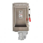 Siemens Heavy Duty 60 Amp 600-Volt 3-Pole Type 4X Fusible Safety Switch with Receptacle - HF362SCH
