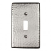 TheCopperFactory Single Switch Plate - Satin Nickel - CF120SN