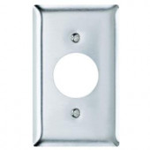 Pass&Seymour 1-Gang 1 Receptacle Wall Plate - Stainless Steel - SL7CC5