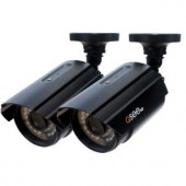 Q-SEE Wired 1080p Indoor/Outdoor Bullet Camera with 100 ft. Night Vision (2-Pack) - QTH8053B-2