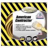 AmericanContractor 100 ft. 10/3 SJEOW Outdoor Extension Cord with Lighted End - 017990002