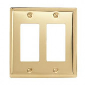 Amerelle Madison 1 Decora Wall Plate - Polished Brass - 75RRBR