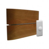 IQAmerica Wireless Battery Operated Door Chime Kit with Wood Style Cover - WD-2830