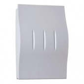 Honeywell Decor Series Wireless Door Chime Push Button Vertical/Horizontal Mount - White - RCWL250A