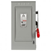 Siemens Heavy Duty 30 Amp 240-Volt 3-Pole Outdoor Fusible Safety Switch with Neutral - HF321NR