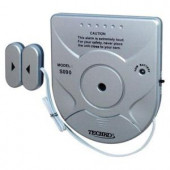 TECHKO Wireless Solar Powered Magnetic Sensor Entry Alarm - S090