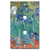 ArtPlates Van Gogh Irises 2 Phone Jack Wall Plate - DPH-13