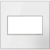Legrandadorne 2-Gang 2 Module Wall Plate - Mirror White - AWM2GMW4