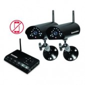 SecurityMan 4-Channel (2) Digital Wireless Indoor/Outdoor Cameras Record System (SD) Kit with Night Vision and Audio - DigiairWatch2