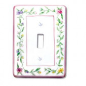 Amerelle Spring Flowers 1 Toggle Wall Plate - 3032T