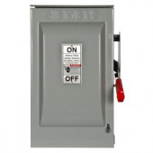Siemens Heavy Duty 60 Amp 600-Volt 2-Pole Outdoor Fusible Safety Switch - HF262R