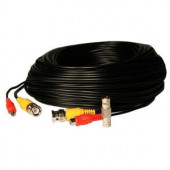 SecurityLabs 100 ft.BNC Video 2.1mm DC Power Extension Cable - Black - SLA-32