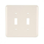 GE 1 Toggle Steel Switch Wall Plate - Ivory - 52468